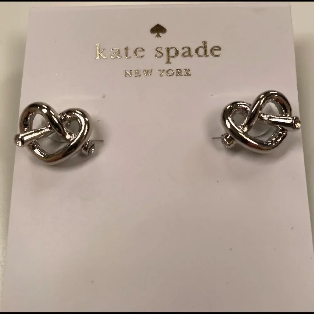 Kate Spade Love Me Knot Studs - Picture 2 of 4